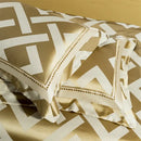 GobekUsa American Jacquard Brocade & Egyptian Cotton Embroidered Bedding Set with Pillowcase