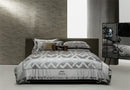 GobekUsa American Jacquard Brocade & Egyptian Cotton Embroidered Bedding Set with Pillowcase