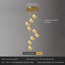 GobekUsa Crystal Bedside Chandelier Wall Light for Designer Living Room and Hotel Bedroom