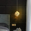GobekUsa Crystal Bedside Chandelier Wall Light for Designer Living Room and Hotel Bedroom