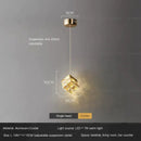 GobekUsa Crystal Bedside Chandelier Wall Light for Designer Living Room and Hotel Bedroom