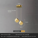 GobekUsa Crystal Bedside Chandelier Wall Light for Designer Living Room and Hotel Bedroom