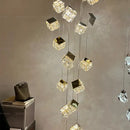 GobekUsa Crystal Bedside Chandelier Wall Light for Designer Living Room and Hotel Bedroom