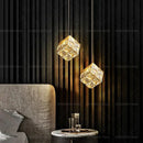 GobekUsa Crystal Bedside Chandelier Wall Light for Designer Living Room and Hotel Bedroom
