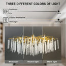 GobekUsa Crystal Ceiling Chandelier for Bedroom and Living Room