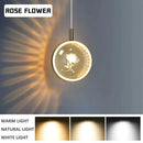 GobekUsa Clara - LED Crystal Glass Ball Pendant Lights for Indoor Lighting