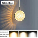 GobekUsa Clara - LED Crystal Glass Ball Pendant Lights for Indoor Lighting