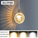 GobekUsa Clara - LED Crystal Glass Ball Pendant Lights for Indoor Lighting