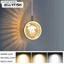 GobekUsa Clara - LED Crystal Glass Ball Pendant Lights for Indoor Lighting