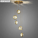 GobekUsa Clara - LED Crystal Glass Ball Pendant Lights for Indoor Lighting