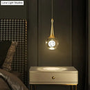 GobekUsa Clara - LED Crystal Glass Ball Pendant Lights for Indoor Lighting