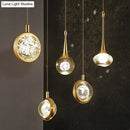 GobekUsa Clara - LED Crystal Glass Ball Pendant Lights for Indoor Lighting