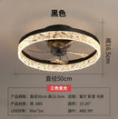 GobekUsa Crystal LED Ceiling Fan with Remote Control and 6 Speeds