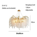GobekUsa Crystal LED Chandeliers: Luxury Ceiling Pendant Lighting for Home, Dining, and Living Spaces