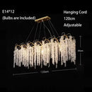 GobekUsa Crystal LED Chandeliers: Luxury Ceiling Pendant Lighting for Home, Dining, and Living Spaces