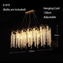 GobekUsa Crystal LED Chandeliers: Luxury Ceiling Pendant Lighting for Home, Dining, and Living Spaces