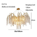 GobekUsa Crystal LED Chandeliers: Luxury Ceiling Pendant Lighting for Home, Dining, and Living Spaces