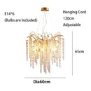 GobekUsa Crystal LED Chandeliers: Luxury Ceiling Pendant Lighting for Home, Dining, and Living Spaces