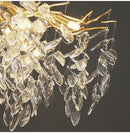 GobekUsa Gold Crystal LED Chandeliers for Home Lighting