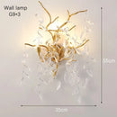 GobekUsa Gold Crystal LED Chandeliers for Home Lighting
