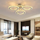 GobekUsa Crystal LED Rings Ceiling Chandelier Dimmable Luminaire