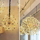 GobekUsa Crystal LED Ceiling Pendant Chandelier for Home Decoration and Lighting