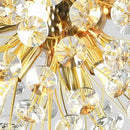 GobekUsa Crystal LED Ceiling Pendant Chandelier for Home Decoration and Lighting