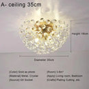 GobekUsa Crystal LED Ceiling Pendant Chandelier for Home Decoration and Lighting