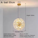 GobekUsa Crystal LED Ceiling Pendant Chandelier for Home Decoration and Lighting