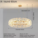 GobekUsa Crystal LED Ceiling Pendant Chandelier for Home Decoration and Lighting