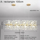GobekUsa Crystal LED Ceiling Pendant Chandelier for Home Decoration and Lighting