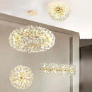 GobekUsa Crystal LED Ceiling Pendant Chandelier for Home Decoration and Lighting