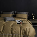 GobekUsa 100s Egyptian Cotton King Queen Bedding Set: Sheet, Pillowcase, Duvet Cover