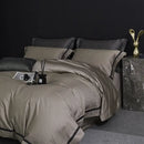 GobekUsa 100s Egyptian Cotton King Queen Bedding Set: Sheet, Pillowcase, Duvet Cover