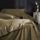 GobekUsa 100s Egyptian Cotton King Queen Bedding Set: Sheet, Pillowcase, Duvet Cover