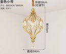 GobekUsa Art Design Crystal LED Pendant Lights Modern Kitchen Bedroom Decor