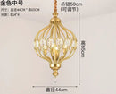 GobekUsa Art Design Crystal LED Pendant Lights Modern Kitchen Bedroom Decor