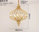 GobekUsa Art Design Crystal LED Pendant Lights Modern Kitchen Bedroom Decor