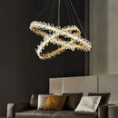 GobekUsa Crystal LED Chandelier for Luxury Lighting in Living Kitchen Room