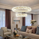 GobekUsa Crystal Flower Chandelier: Nordic Luxury Lighting for Home Decor & Restaurant