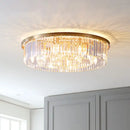 GobekUsa Dual Purpose Crystal Chandelier Ceiling Lamp for Bedroom Living Room
