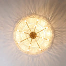 GobekUsa Dual Purpose Crystal Chandelier Ceiling Lamp for Bedroom Living Room