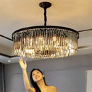 GobekUsa Dual Purpose Crystal Chandelier Ceiling Lamp for Bedroom Living Room