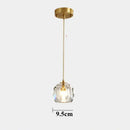 GobekUsa Diamond Crystal Copper LED Pendant Chandelier for Stylish Indoor Lighting.