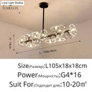 GobekUsa Glory - LED Flowers Chandeliers