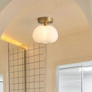 GobekUsa Cotton Shape LED Ceiling Lamp - Cream. Nordic Style, Hallway Balcony Porch Light.