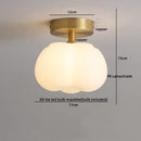 GobekUsa Cotton Shape LED Ceiling Lamp - Cream. Nordic Style, Hallway Balcony Porch Light.
