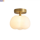 GobekUsa Cotton Shape LED Ceiling Lamp - Cream. Nordic Style, Hallway Balcony Porch Light.