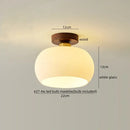 GobekUsa Cotton Shape LED Ceiling Lamp - Cream. Nordic Style, Hallway Balcony Porch Light.