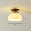 GobekUsa Cotton Shape LED Ceiling Lamp - Cream. Nordic Style, Hallway Balcony Porch Light.